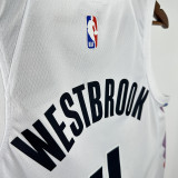 2025 Nuggets WESTBROOK #4 White City Edition NBA Jersey