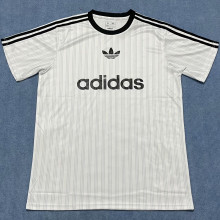2025 AD~ White Retro Style Fans Soccer Jersey