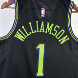2023/24 Pelicans WILLIAMSON #1 Black City Edition NBA Jerseys