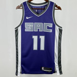 2024/25 Kings SABONIS #11 Purple NBA Jerseys 热压
