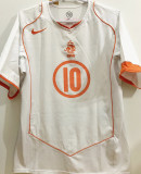 2004 NL Away White Retro Soccer Jersey