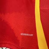 MORATA #7 Spain 1:1 Quality Home Red Fans Jersey 2024/25