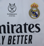 CAMPEONES #13 RM 1:1 Quality Home Supercopa de España Final Fans Jersey 2023/24 胸前小字+西班牙超级杯12右章