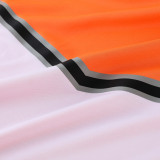 2022 Nk White Orange Short Training Jersey(A Set)