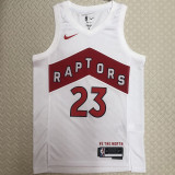 Toronto Raptors VANVLEET #23 White Home NBA Jerseys