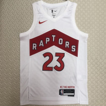 Toronto Raptors VANVLEET #23 White Home NBA Jerseys