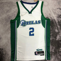 2023 Mavericks IRVING #2 White City Edition NBA Jerseys