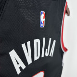 2023 Trail Blazerst AVDIJA #8 Black NBA Jerseys