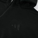 2025 Nk~ Black Zipper Jacket Tracksuit