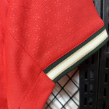 RONALDO #7 Portugal Home Red Fans Jersey 2025/26