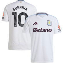 BUENDIA #10 Aston Villa Away Fans Soccer Jersey 2024/25 (League Font ) 联赛字体