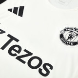 2025 M Utd White Vest Training Jersey(A Set)