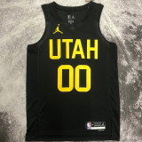 2023 Jazz CLARKSON #00 Black NBA Jerseys