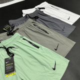 2024/25 Nk~ White NBA Shorts Pants（Pockets Have Zippers）