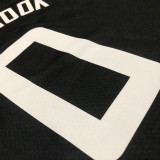 2023 Clippers WESTBROOK #0 Black NBA Jerseys