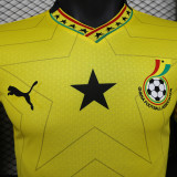 2025 Ghana Yellow Player Version Jersey