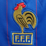 1982 France Home Blue Retro Soccer Jersey