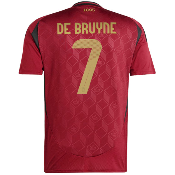 DE BRUYNE #7 Belgium 1:1 Quality Home Fans Jersey 2024/25
