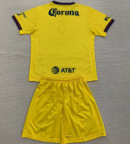 2024/25 Club America Home Yellow Kids Soccer Jersey
