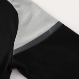 2024/25 Puma Black Gray Hoody Zipper Jacket Tracksuit