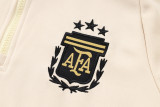 2025 Argentina Rice White Hoody Zipper Jacket Windbreaker