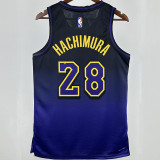 2025 Lakers HACHIMURA #28 City Edition NBA Jerseys