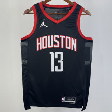2023/24 Rockets HARDEN #13 Black NBA Jerseys