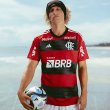 2023/24 Flamengo Home Player Version Jersey (All Sponsor 球员版全广告)