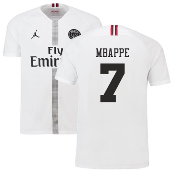 MBAPPE #7 PSG JD 1:1 Quality White Fans Jersey 2018/19
