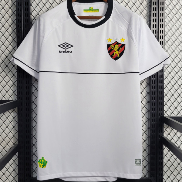 2023/24 Sport Recife Away White Fans Soccer Jersey