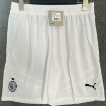 2024/25 AC Away Black Shorts Pants