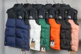 1996 THE N FACE Brown Vest Down Jackets