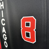 2023/24 Bulls LAVINE # Black City Edition NBA Jerseys 热压