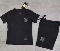 2024/25 Corinthians Away Black Kids Soccer Jersey