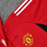 2025 M Utd Hoody Zipper Jacket Tracksuit