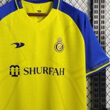 2022/23 Al Nassr Home Yellow Fans Soccer Jersey