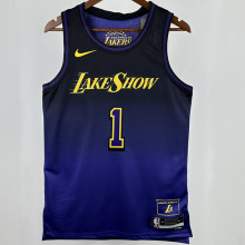 2025 Lakers RUSSELL #1 City Edition NBA Jerseys