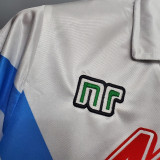 1988/89 Napoli Away White Retro Soccer Jersey