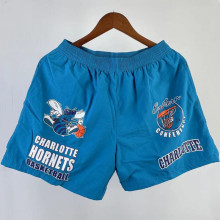 2023/24 Hornets Blue RetroTraining Shorts NBA Pants