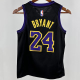 2024/25 Lakers BRYANT #24 Black Kids City Edition NBA Jersey