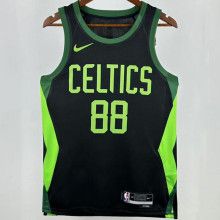2025 Celtics QUETA #88 Black City Edition NBA Jerseys