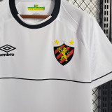 2023/24 Sport Recife Away White Fans Soccer Jersey