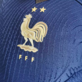 2022/23 France Home Player Version Soccer Jersey