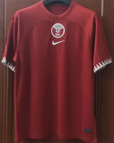 2022/23 Qatar Home Red Fans Soccer Jersey