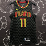 Hawks YOUNG #11 Black NBA Jersey