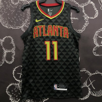 Hawks YOUNG #11 Black NBA Jersey
