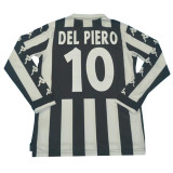 1999-2000 JUV Home Retro Long Sleeve Soccer Jersey