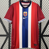 HAALAND #9 Norway Hoem Red Fans Soccer Jersey 2024/25