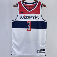 2023/24 Wizards BEAL #3 White Home NBA Jerseys