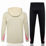 2024/25 PSG Apricot Hoody Zipper Jacket Tracksuit